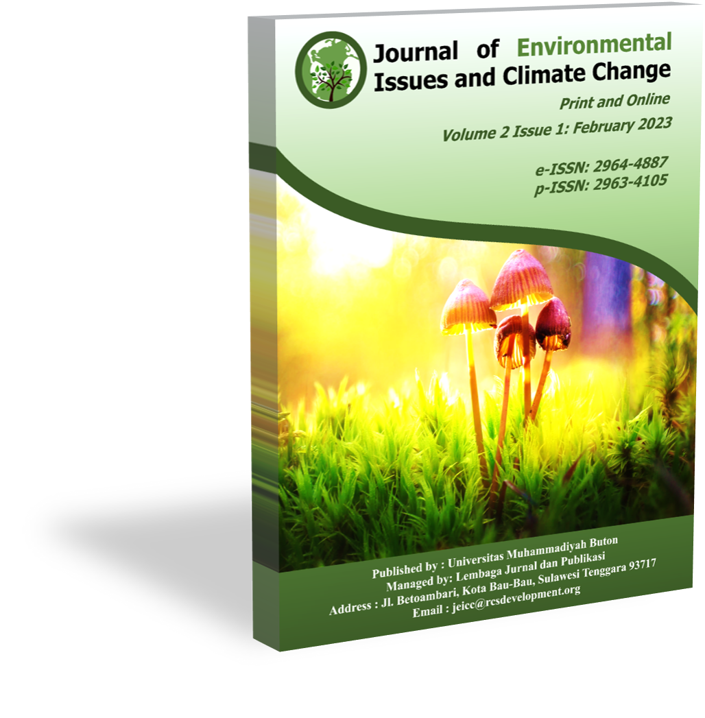 View Vol. 2 No. 1 (2023): Journal of Environmental Issues and Climate Change (JEICC)